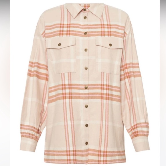 NWT Spell Basecamp Flannel in Musk size small - Picture 14 of 15